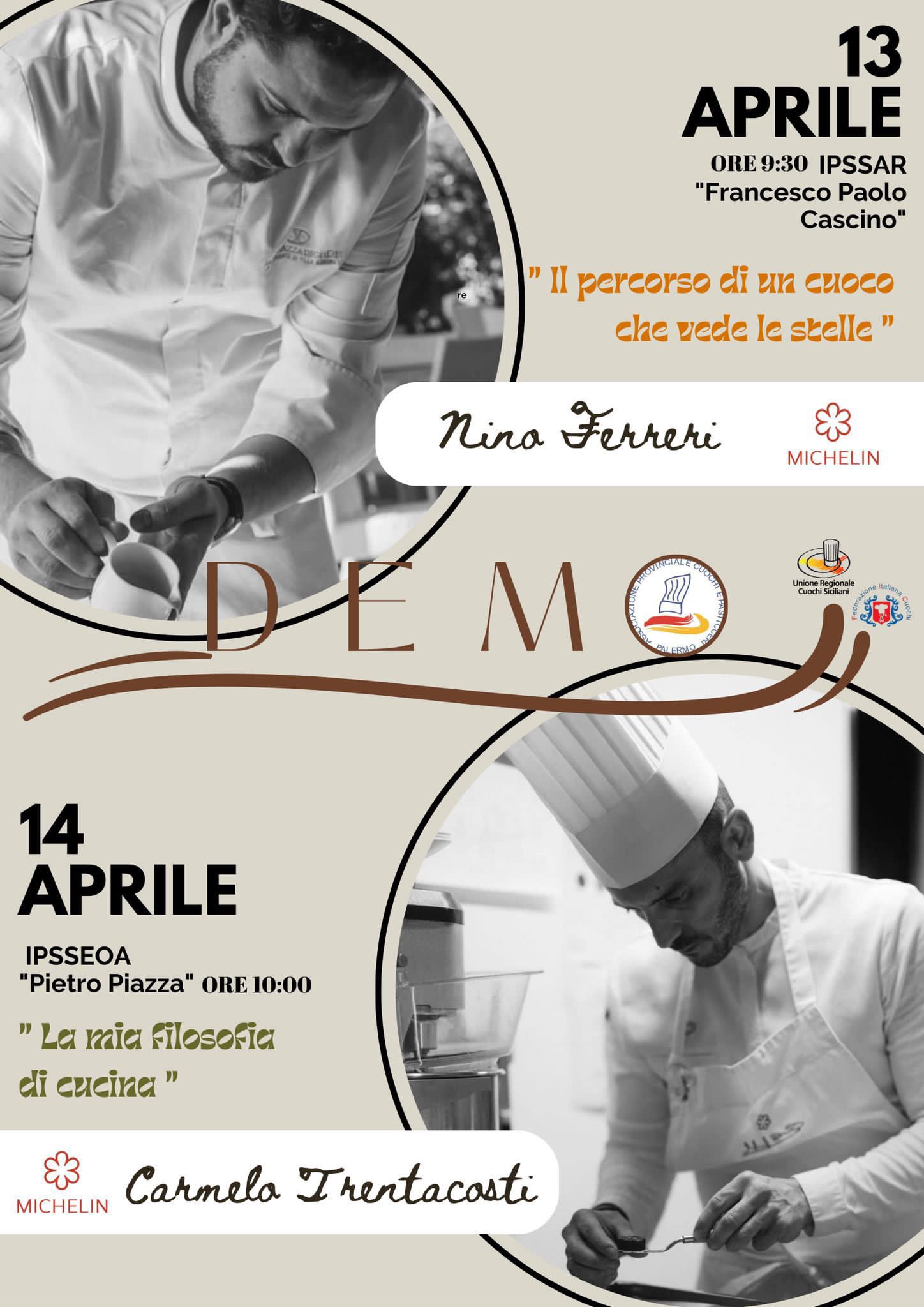 Il “Cascino” incontra lo chef stellato ” Nino Ferreri”.